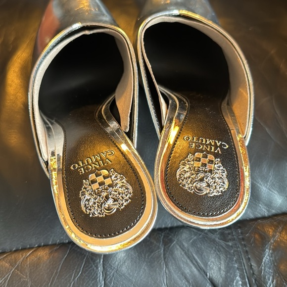 Vince Camuto Bridget High Heel Mule Pumps in Silver - Picture 11 of 14